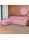Ελαστικό Κάλυμμα Γωνιακού Καναπέ 1 Τεμάχιο Linen ΚΒ430 - Ροζ