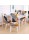 Ελαστικό Κάλυμμα Καρέκλας Εμπριμέ Χωρίς Βολάν 1τμχ ΚΒ218 Πορτοκαλί Μαύρο