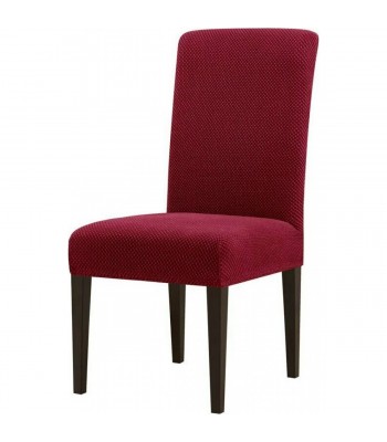 Ελαστικό Κάλυμμα Καρέκλας Με Πλάτη Χωρίς Βολάν 1 Τεμάχιο Linen ΚΒ395 - Μπορντό