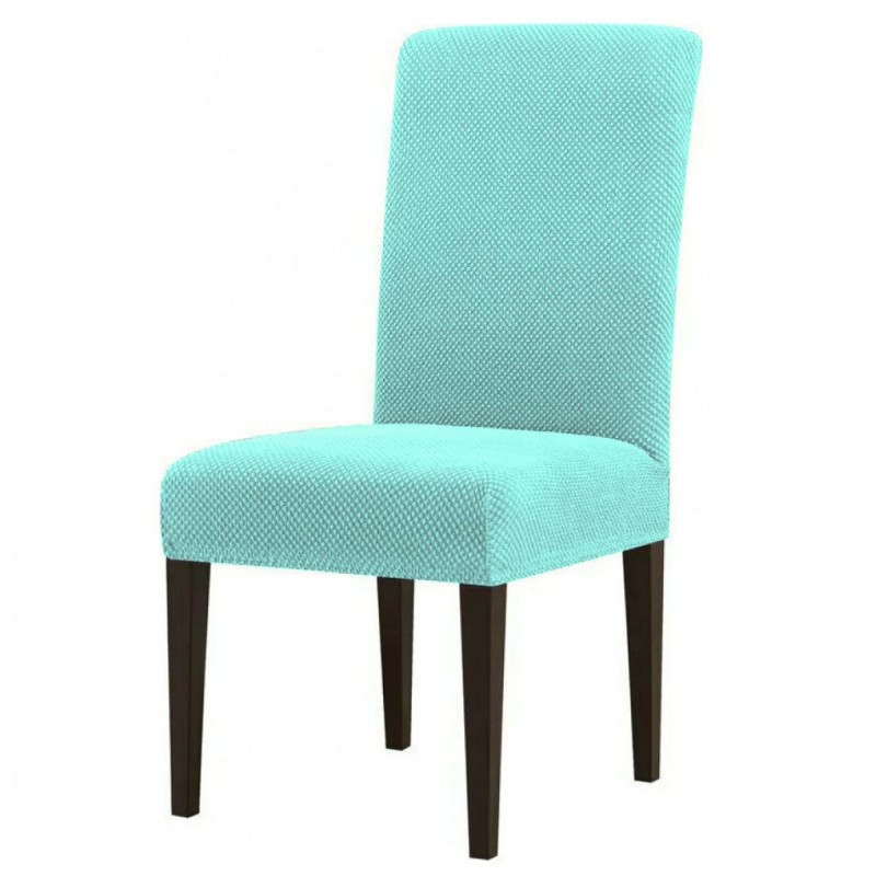 Ελαστικό Κάλυμμα Καρέκλας Με Πλάτη Χωρίς Βολάν 1 Τεμάχιο Linen ΚΒ402 - Μέντα