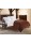 Υπέρδιπλο Κουβερτοπάπλωμα Flannel και Sherpa 220x240 - DC130 Καφέ
