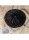 Victoriahome Βελούδινο Διακοσμητικό Μαξιλαράκι Στρόγγυλο 42x42cm 98227 Μαύρο