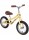Παιδικό ποδήλατο ισορροπίας vintage με δερμάτινη σέλα και χειρολαβές κίτρινο EB602-1