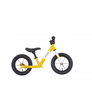 Παιδικό ποδήλατο ισορροπίας Classic με δερμάτινη σέλα Κίτρινο EB652-4